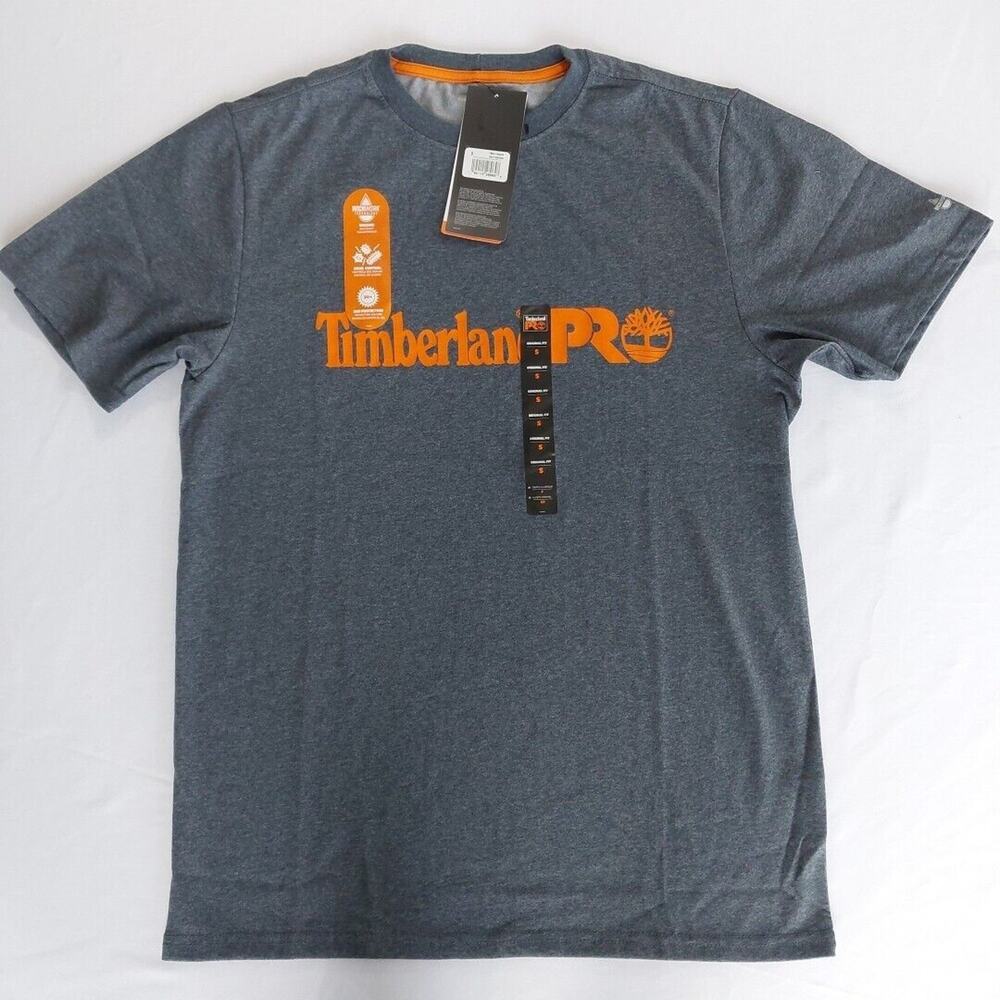 Timberland Pro Mens Workwear T-shirt Small Moisture Wicking Performance Tee